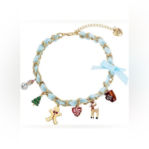 NWT ⚜️🎄⚜️ Betsey Johnson Christmas Holiday Necklace - Picture 2 of 10